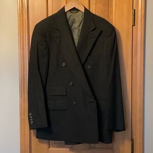 Elegant Double-Breasted Men's Blazer